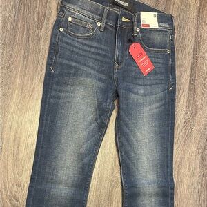 Express Mid Rise Skinny Jeans